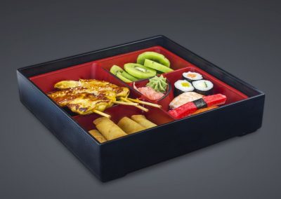 Haikky Gemischte Spezialitäten - Hühnchen-Spieße, Frühlingsrollen. Sushi & Maki, Kiwi